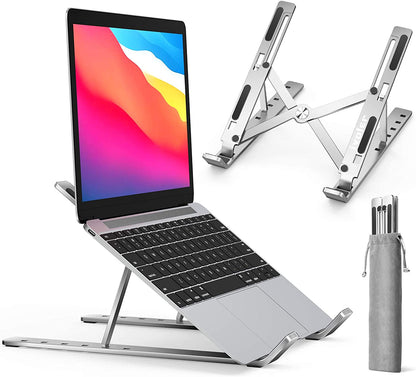 Support portable en aluminium pour ordinateur portable