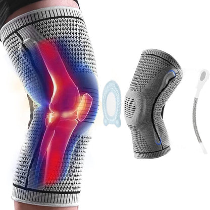 Genouillère en Silicone thérapeutique - solution pour genoux - confort et soulagement